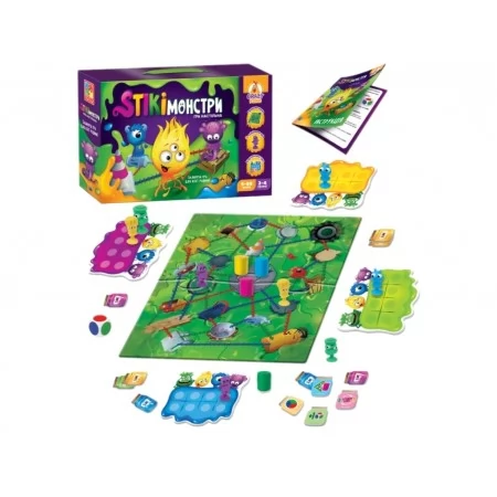 Игра настольная Стикимонстры, Vladi Toys VT8055-35 Игра настольная Стикимонстры, Vladi Toys VT8055-35