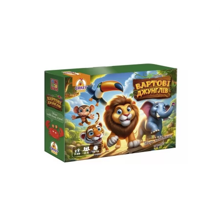 Игра настольная развлекательная Стражи джунглей, 2-4 игрока, Vladi Toys VT8055-47