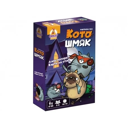 Игра настольная развлекательная, Котошмяк, Vladi Toys VT8077-01 Игра настольная развлекательная, Котошмяк, Vladi Toys VT8077-01