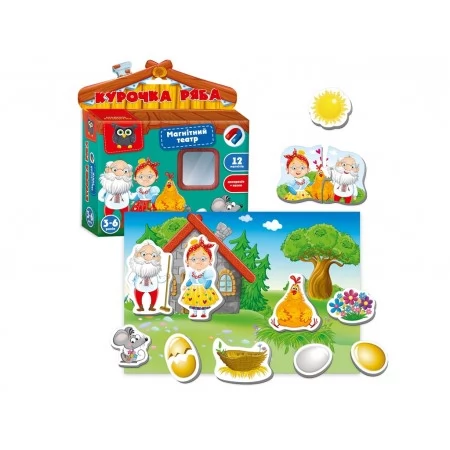 Магнітний театр Академія розвитку Курочка Ряба, Vladi Toys VT3206-31