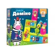 Игра настольная CRAZY Доміно, Vladi Toys VT8055-10