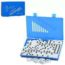 Домино D10 детская игра в пенале с разноцветными костями Домино D10 детская игра в пенале с разноцветными костями