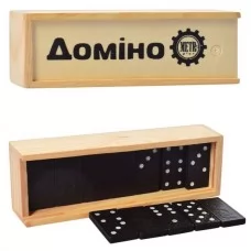 Домино M 0027 в деревянном пенале