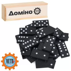 Домино M 0027 28шт, в деревянном пенале, 15-3-5 см