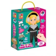 Магнитная одевалка Vladi Toys Trendy girl для девочек от 2 лет