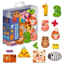 Магнитная развивающая игра Vladi Toys математика цифры фигуры Магнитная развивающая игра Vladi Toys математика цифры фигуры