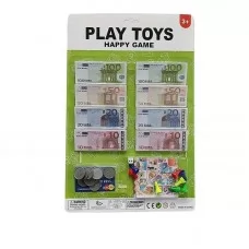 Игровой набор банкнот и монет BabyToys 929-081 A для детей Игровой набор банкнот и монет BabyToys 929-081 A для детей