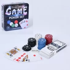 Настольная игра покер BabyToys TD202315 с фишками и картами Настольная игра покер BabyToys TD202315 с фишками и картами