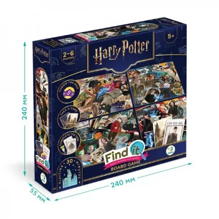 Игра настольная Find It Harry Potter Возраст: 5+ ,
Количество игроков: 2-6