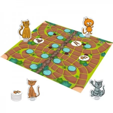 Гра настільна Vladi Toys маршрутна. Вусаті нишпорки VT8055-44 (укр) 27 x 6 x 20см ,
Комплектація: гральне поле, 16 жетонів, 4 фігурки котів, 4 підставки, гральний кубик, правила гри.