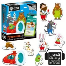 Игра развивающая Vladi Toys магнитный театр с аудиосказкой Сказочные голоса "Перчатка" VT3206-37 , Возраст: 3-6 лет.