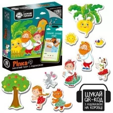 Игра развивающая Vladi Toys магнитный театр с аудиосказкой Сказочные голоса "Репка" VT3206-40 , Возраст: 3-6 лет.