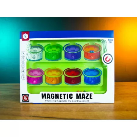 Магнітна гра BabyToys HD 144 A з 8 комірками для кульок