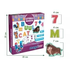 Магнитная игра Letters & Numbers Magdum ML4031-09 EN