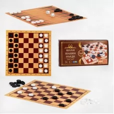Гра шашки 3в1 M Toys S0003 для дітей від 2 років Гра шашки 3в1 M Toys S0003 для дітей від 2 років