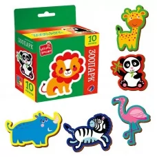 Магнитный набор Vladi Toys Зоопарк VT3106-39 для детей