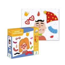  Настільна магнітна гра "Магнітні обличчя" 3-4 роки Mon Puzzle Лица 200208 62 деталі "Dodo"