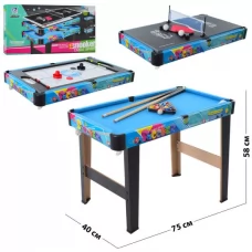 Настольная игра 2036+p2 деревянная, на ножках, 75-40-58см, 3в1(бильярд,теннис,хоккей), ракетки,кий,шары,щетки,мел, в кор-ке Настольная игра 2036+p2 деревянная, на ножках, 75-40-58см, 3в1(бильярд,теннис,хоккей), ракетки,кий,шары,щетки,мел, в кор-ке