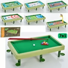 Настільна гра 7в1 BabyToys 4058 з баскетболом і більярдом