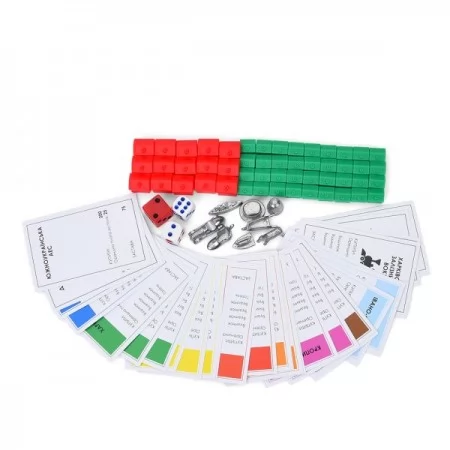 Настольная игра 6123 UA Монополия,жетоны,карточки, кубики,в кор-ке