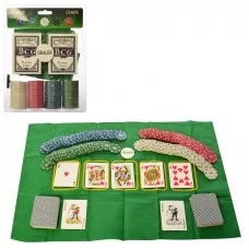 Настольная игра покер BabyToys CS25643-9 с фишками Настольная игра покер BabyToys CS25643-9 с фишками
