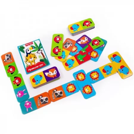 Настольная игра Fisher Price Домино Зверята VT2910-03 Настольная игра Fisher Price Домино Зверята VT2910-03