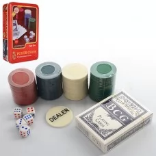 Настольная игра покер BabyToys J02070 с фишками и картами Настольная игра покер BabyToys J02070 с фишками и картами