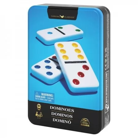 Настольная игра Spin Master Домино в жестяной коробке SM98405/6065369