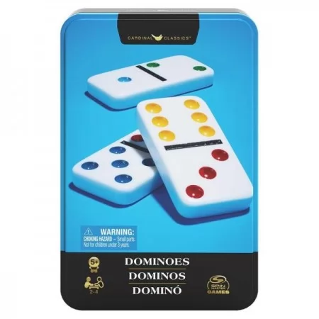 Настольная игра Spin Master Домино в жестяной коробке SM98405/6065369
