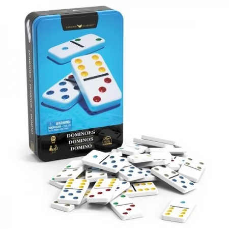 Настольная игра Spin Master Домино в жестяной коробке SM98405/6065369