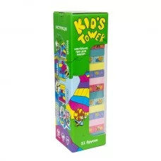 Настольная игра Strateg Kid's Tower Дженга на укр. языке 