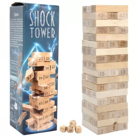 Настольная игра Strateg Дженга Shock Tower Настольная игра Strateg Дженга Shock Tower