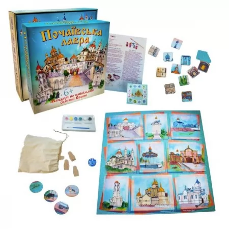 Настольная игра Strateg Почаевская лавра на укр. языке Настольная игра Strateg Почаевская лавра на укр. языке