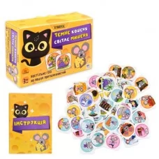 Настольная игра Strateg Темный котенок Светлый мышонок (31037) Настольная игра Strateg Темный котенок Светлый мышонок (31037)