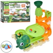 Настольная игра U9639 динозавр, 38 деталей, трек, лабиринт, горки, 4 шара, в кор-ке