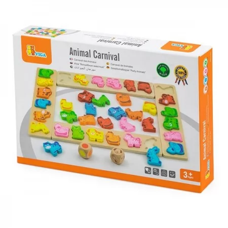 Настольная игра Viga Toys Карнавал зверят Настольная игра Viga Toys Карнавал зверят