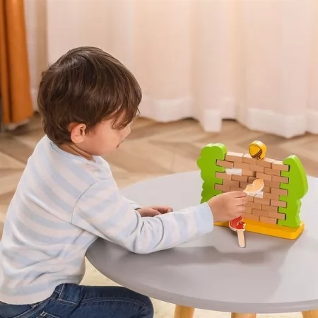 Настільна гра Viga Toys Стіна з цеглинок
