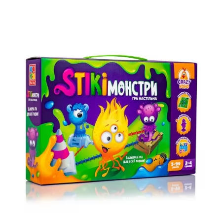 Настольная игра Vladi Toys Стикимонстры VT8055-35