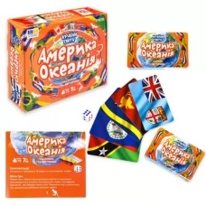Настольная игра Стратег Страны мира Америка и Океания (31104) Настольная игра Стратег Страны мира Америка и Океания (31104)