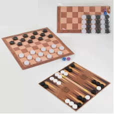  Шашки 41440 "4FUN Game wood Club"
