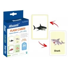 Набор обучающих карт Flash Cards морские животные, 11,7×7,8 см, 36 шт AL9548