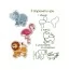 Магнитные пазлы Zoo Magdum ML4031-18 EN Магнитные пазлы Zoo Magdum ML4031-18 EN