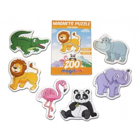 Магнитные пазлы Zoo Magdum ML4031-18 EN Магнитные пазлы Zoo Magdum ML4031-18 EN