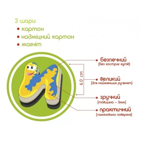 Магнитная игра АБК UA Magdum ML4031-36 EN Магнитная игра АБК UA Magdum ML4031-36 EN