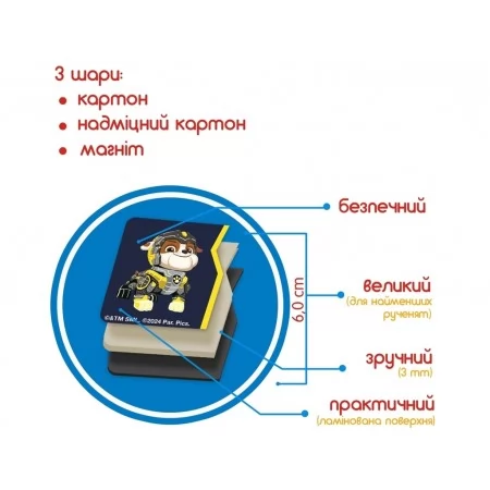 Набор магнитов Цифры щенячий патруль Magdum ML4034-22 Набор магнитов Цифры щенячий патруль Magdum ML4034-22
