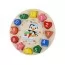 Деревянная развивающая игрушка 2 в1 MD 0766, часы, шнуровка, 3 вида