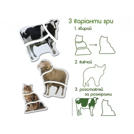 Магнітні пазли Farm Magdum ML4031-19 EN