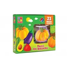 Набор магнитов Овощи и фрукты, Vladi Toys VT3106-28