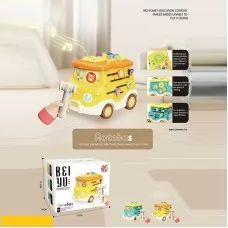 Игрушечный автобус MSS-015 BabyToys разноцветный пластмассовый