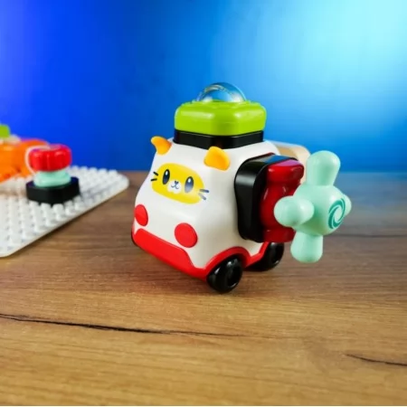 Бизиборд детский BabyToys HE 8082 с шестернями и пищалкой